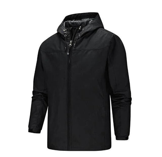 Waterproof Men's Insulated Winter Rain Coat - VogeLuxe