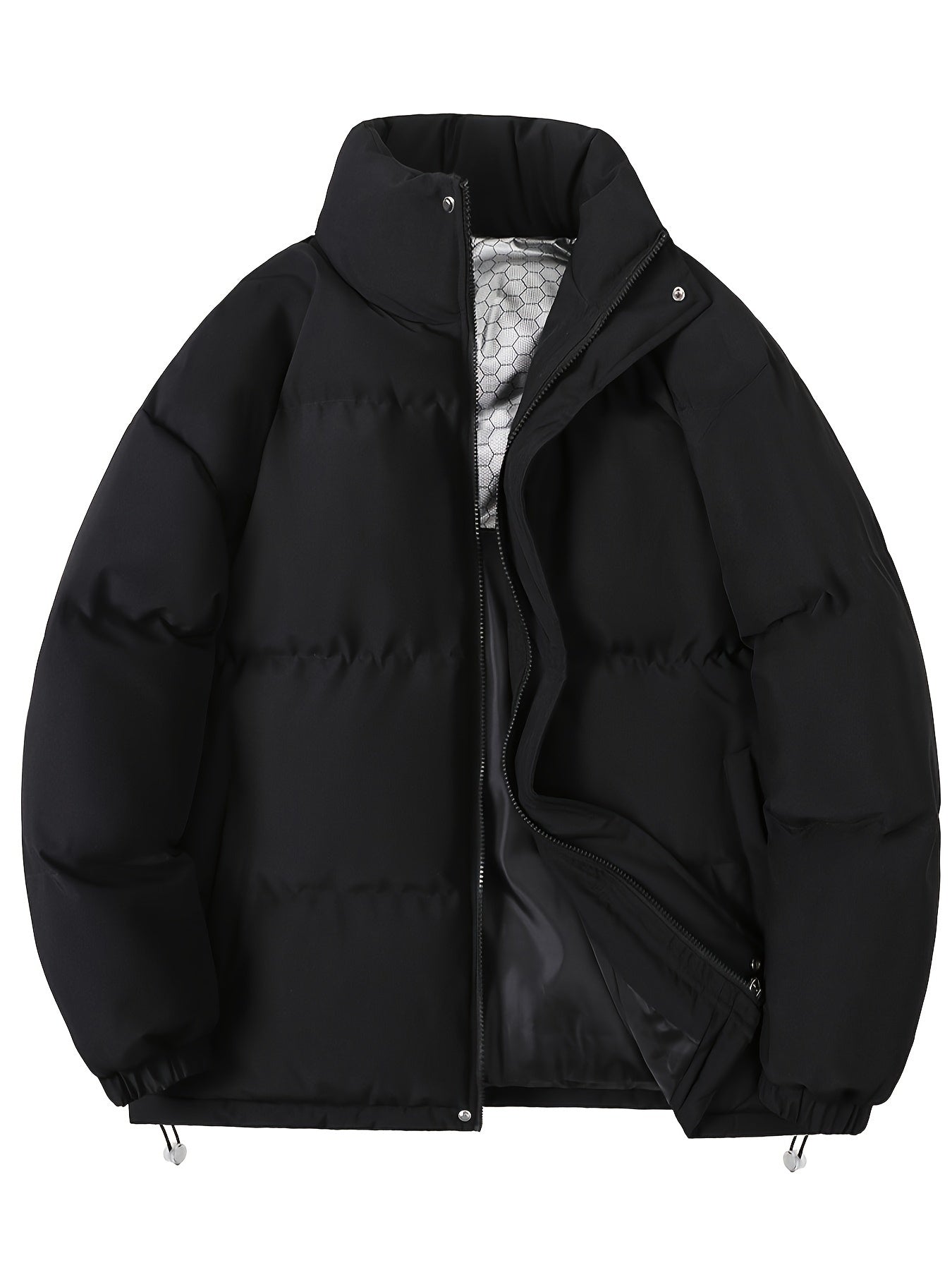 Cozy Waterproof Mens Winter Coat with Pockets