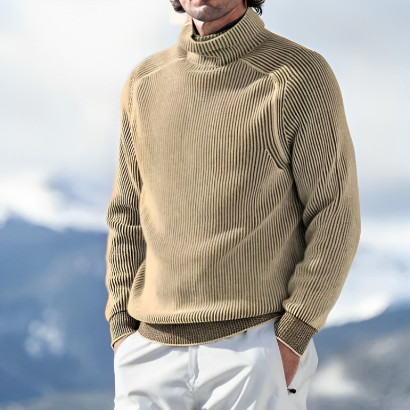 Cozy Men's Winter Turtleneck Sweater