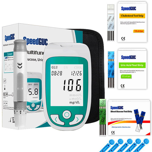 Advanced Health Tracker: Blood Sugar & CholesterolTester - VogeLuxe