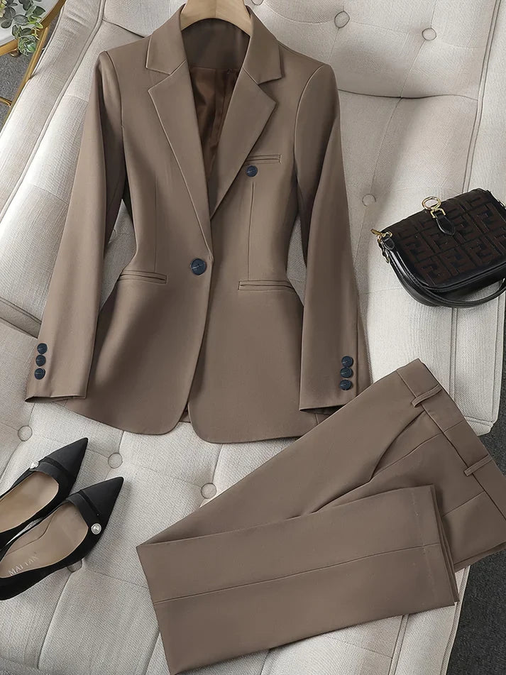 Women's Classic Two Piece Suit Jacket