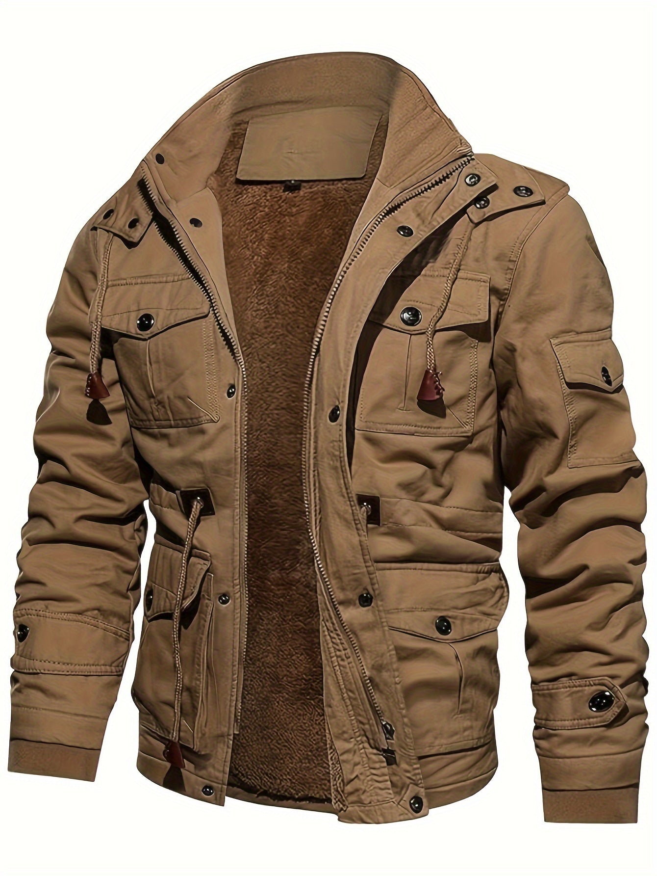 Warm Mens Hoodie Coat