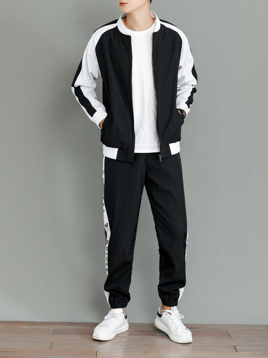 Comfortable Cotton Tracksuit with Pants for Men Casual Wear - VogeLuxe