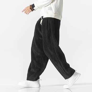 Relaxed Fit Soft Corduroy Pants - VogeLuxe