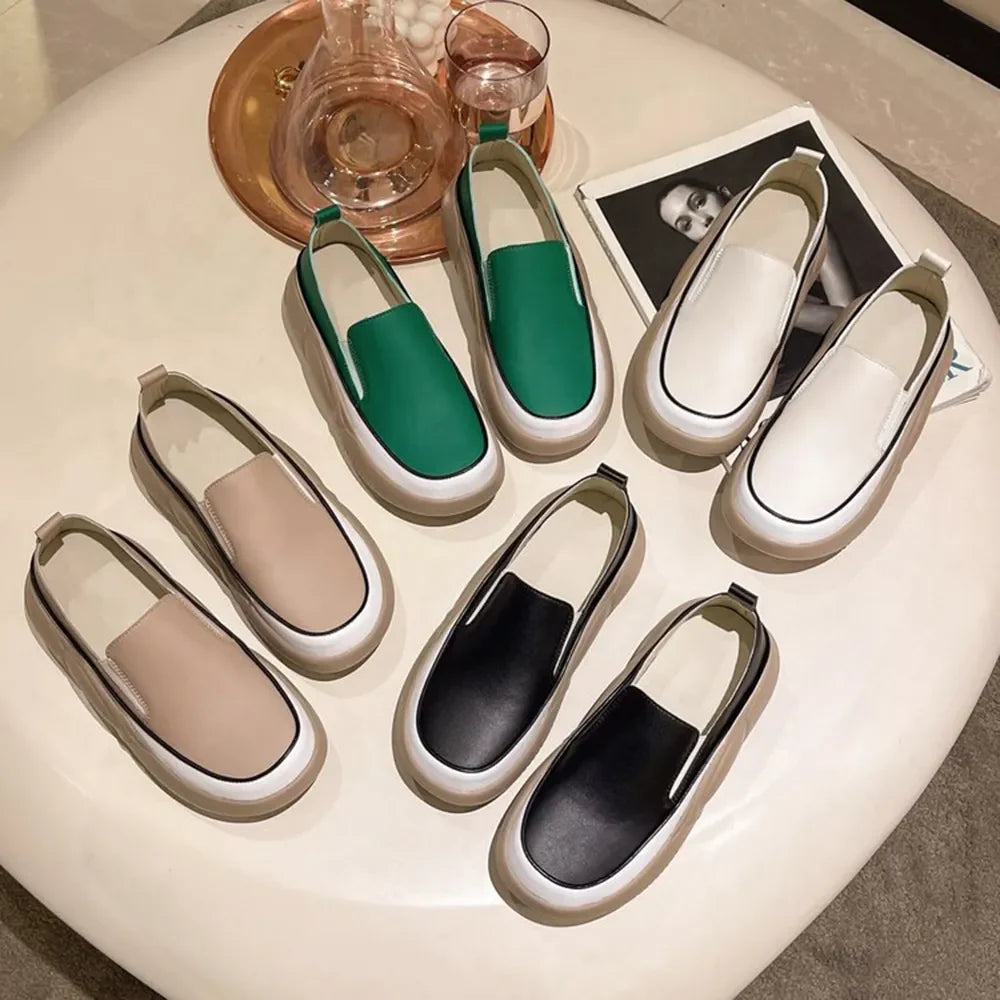 Comfortable Elevated Slip On Shoes - VogeLuxe