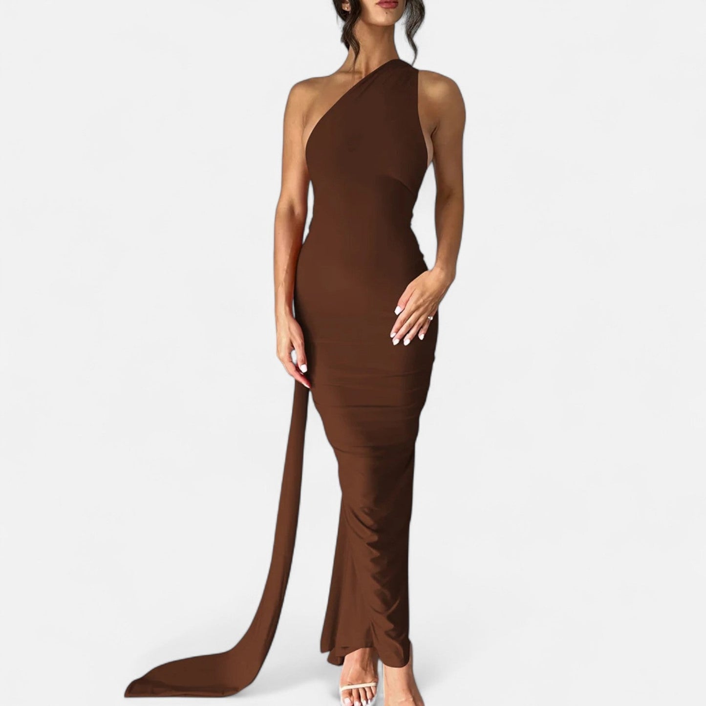 Elegant Tie Back Formal Gown for Women - VogeLuxe