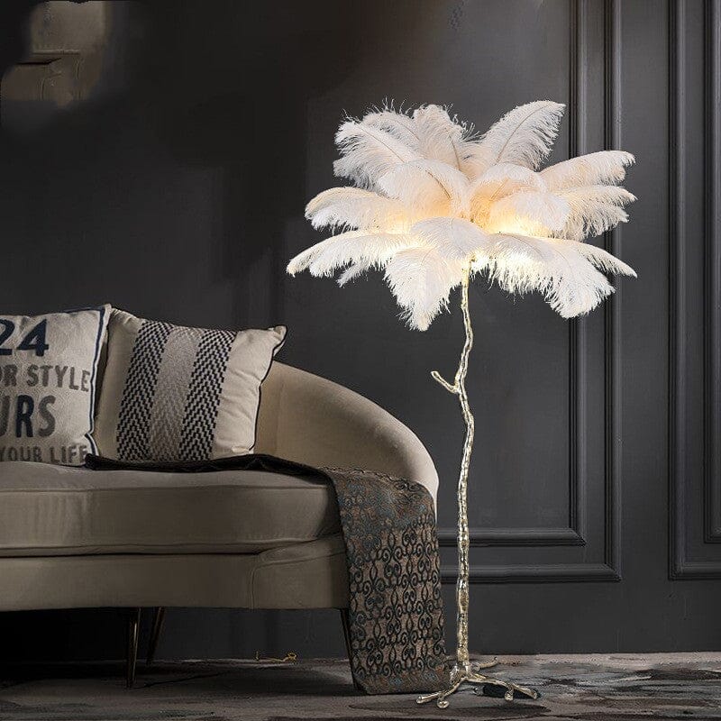 Soft Feather Style Floor Light