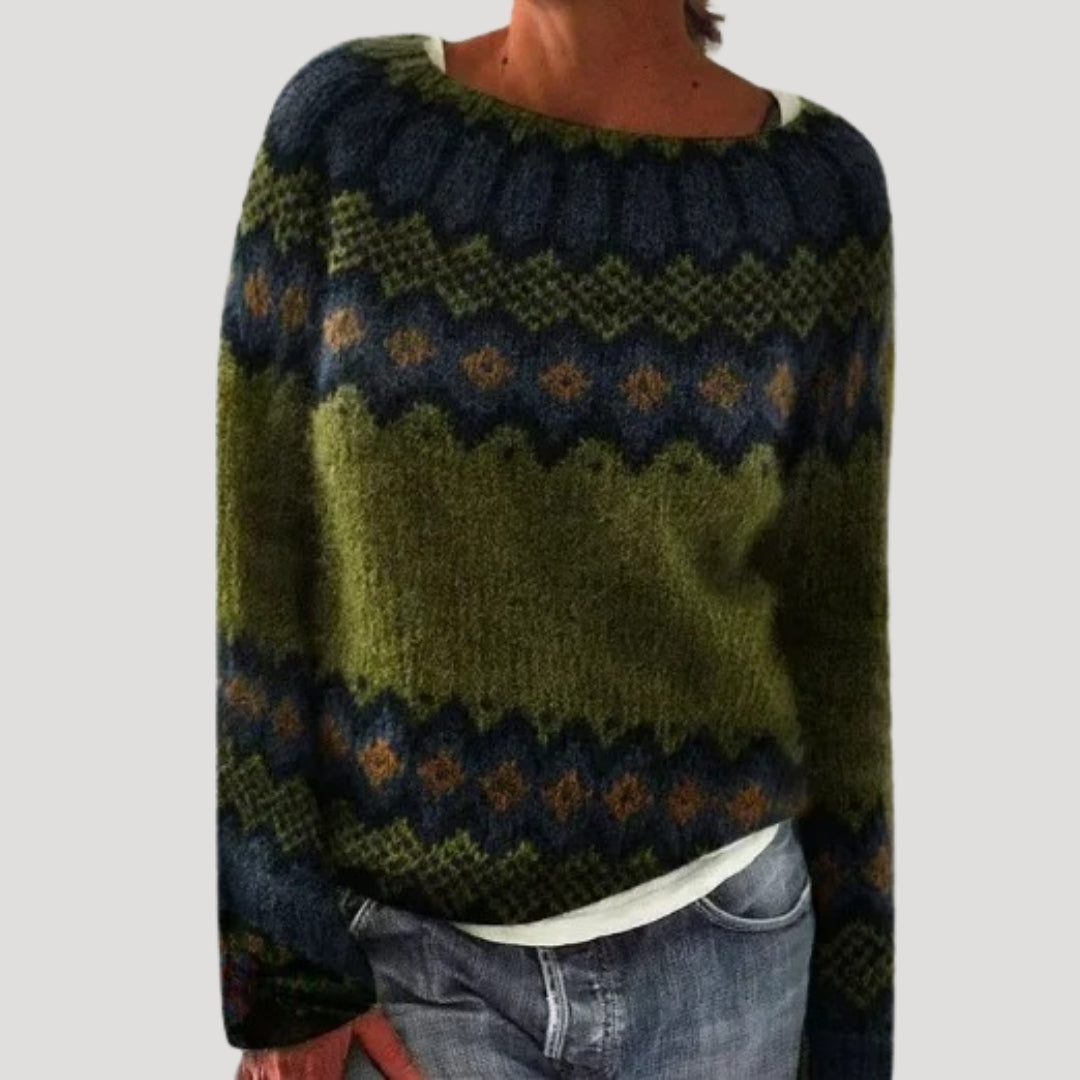 Warm Winter Women's Cable Knit Sweater