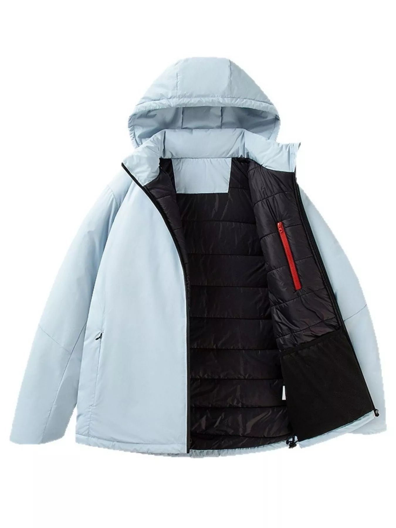 Large Men's Insulated Hoodie Coat