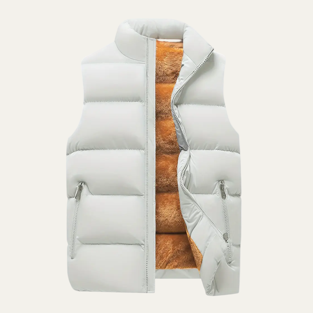 VogeLuxe | Men’s Thermal Quilted Sleeveless Puffer Vest