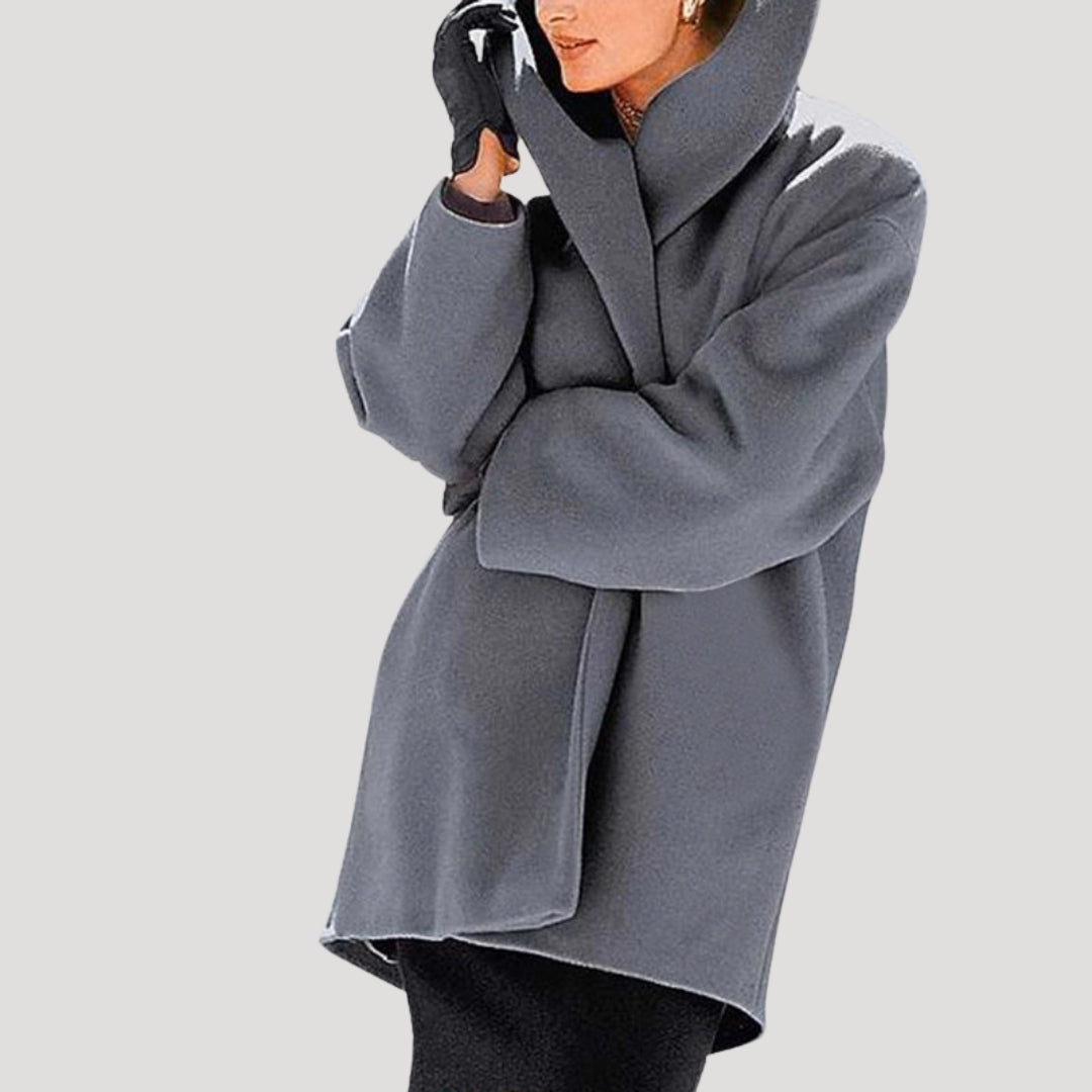 Luxurious Warm Women's Oversized Wool Coat