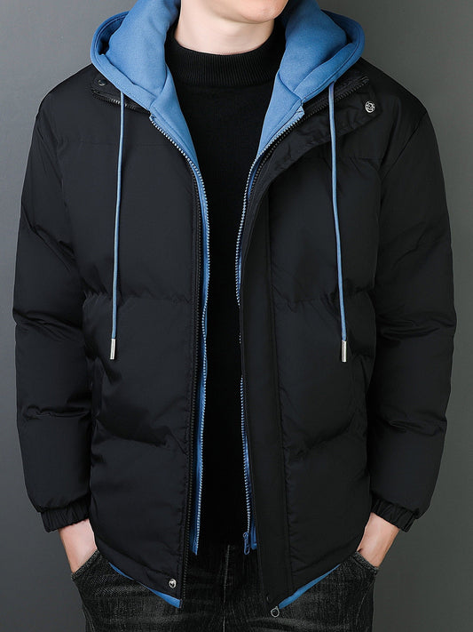 Comfortable Insulated Men's Winter Coat for Daily Use - VogeLuxe