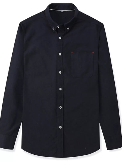 Men's Big Tall Long Sleeve Button Down Shirt