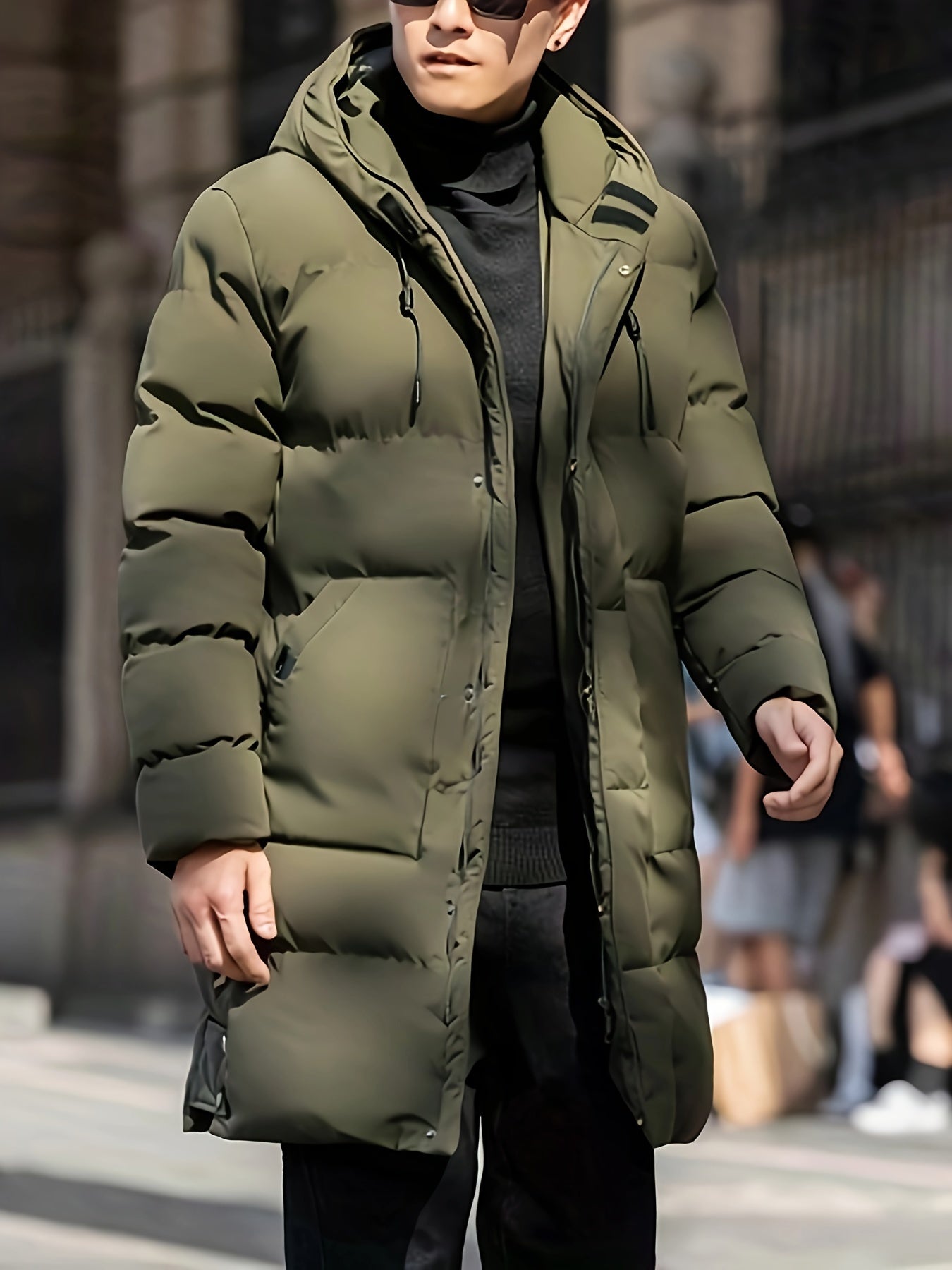 Comfortable Insulated Men's Puffer Coat for Daily Wear - VogeLuxe
