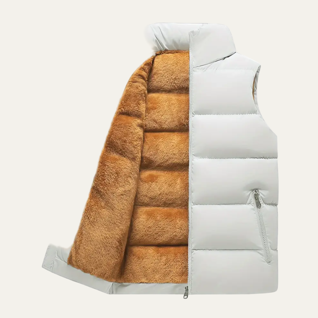 VogeLuxe | Men’s Thermal Quilted Sleeveless Puffer Vest