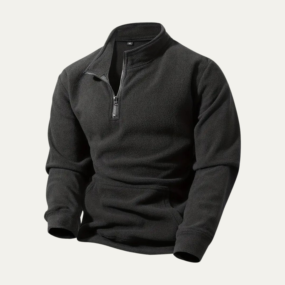 VogeLuxe | Men’s Soft Quarter Zip Fleece Pullover