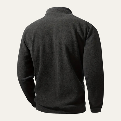 VogeLuxe | Men’s Soft Quarter Zip Fleece Pullover
