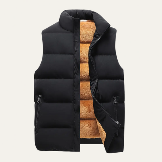 VogeLuxe | Men’s Thermal Quilted Sleeveless Puffer Vest
