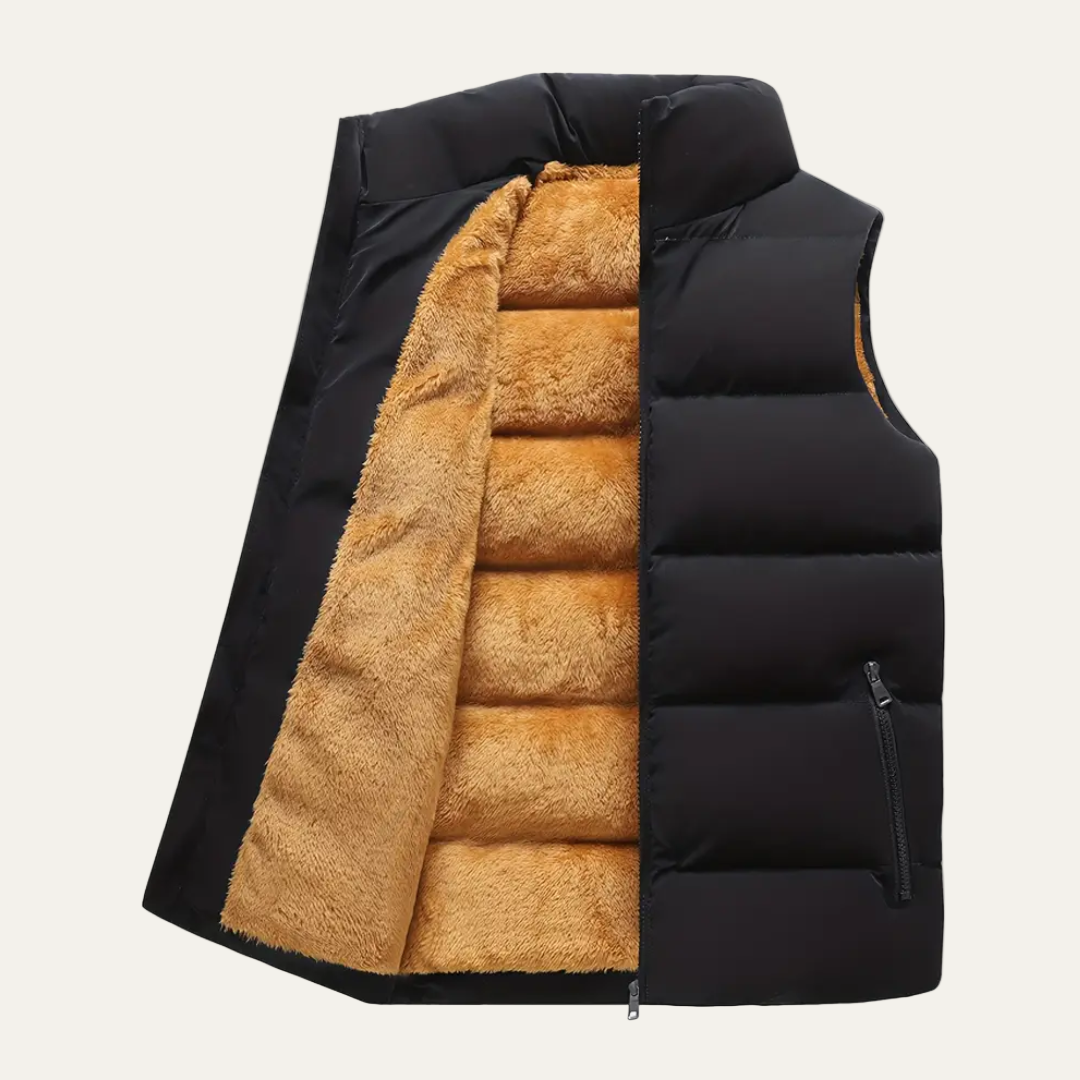 VogeLuxe | Men’s Thermal Quilted Sleeveless Puffer Vest
