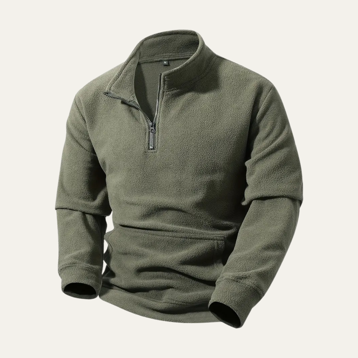 VogeLuxe | Men’s Soft Quarter Zip Fleece Pullover