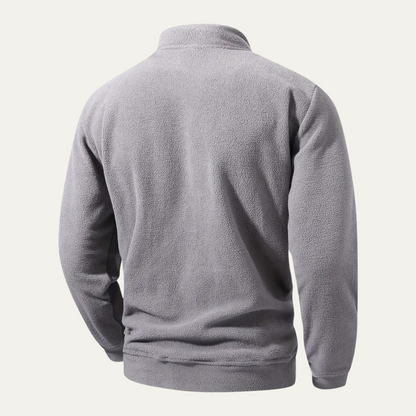 VogeLuxe | Men’s Soft Quarter Zip Fleece Pullover