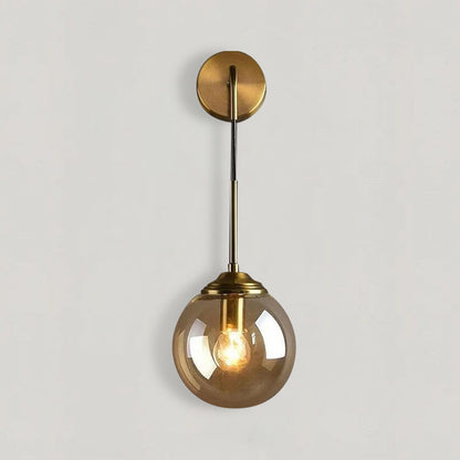Elegant Clear Glass Wall Light - VogeLuxe