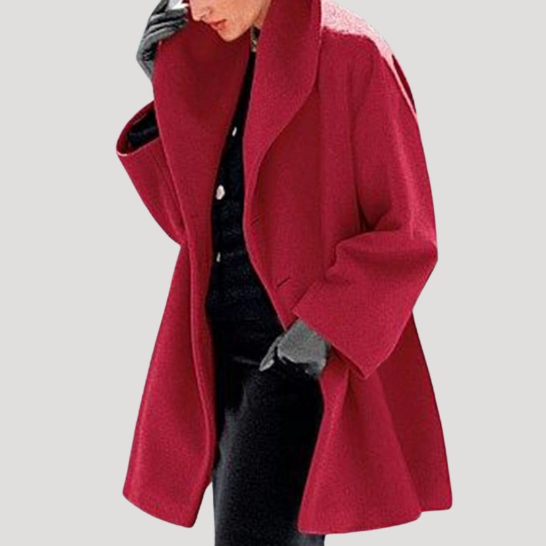 Luxurious Warm Women's Oversized Wool Coat