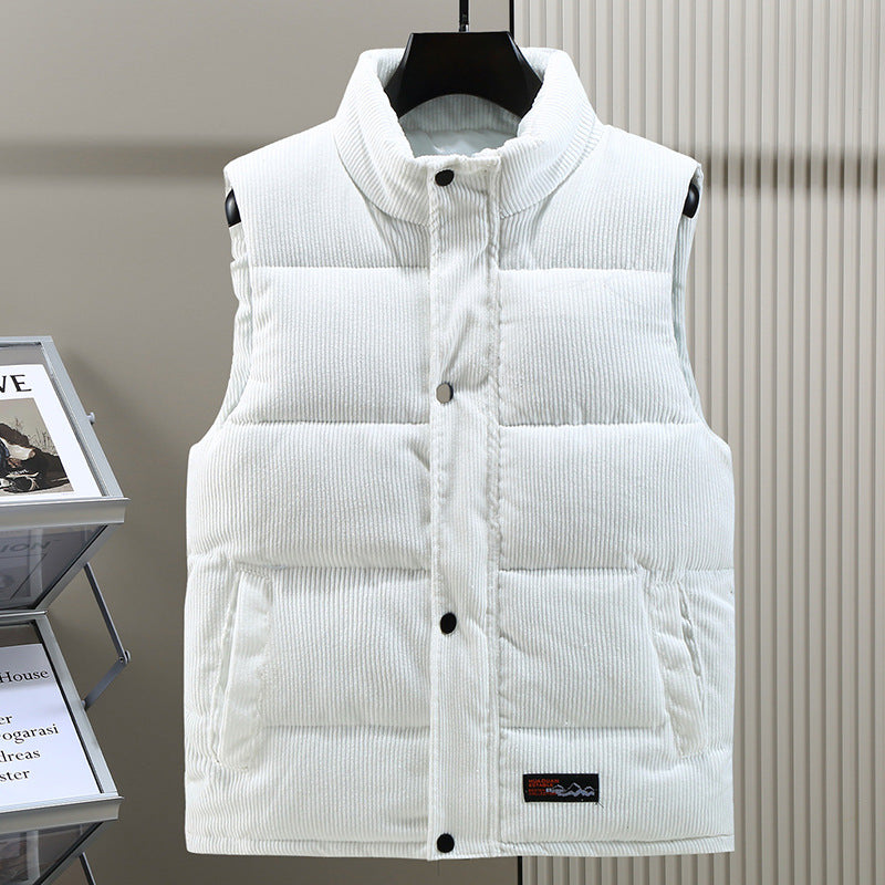 Quilted Men's Corduroy Gilet Vest