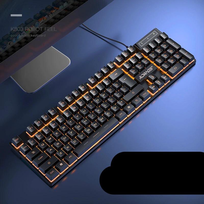 Premium Wired Mechanical LED Gaming Keyboard for Fast Gaming - BritishElegance