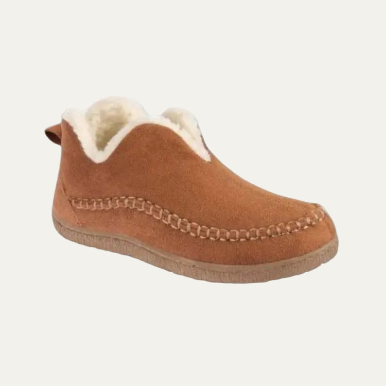 VogeLuxe | Men’s Moccasin Style Faux Fur Lined Slippers