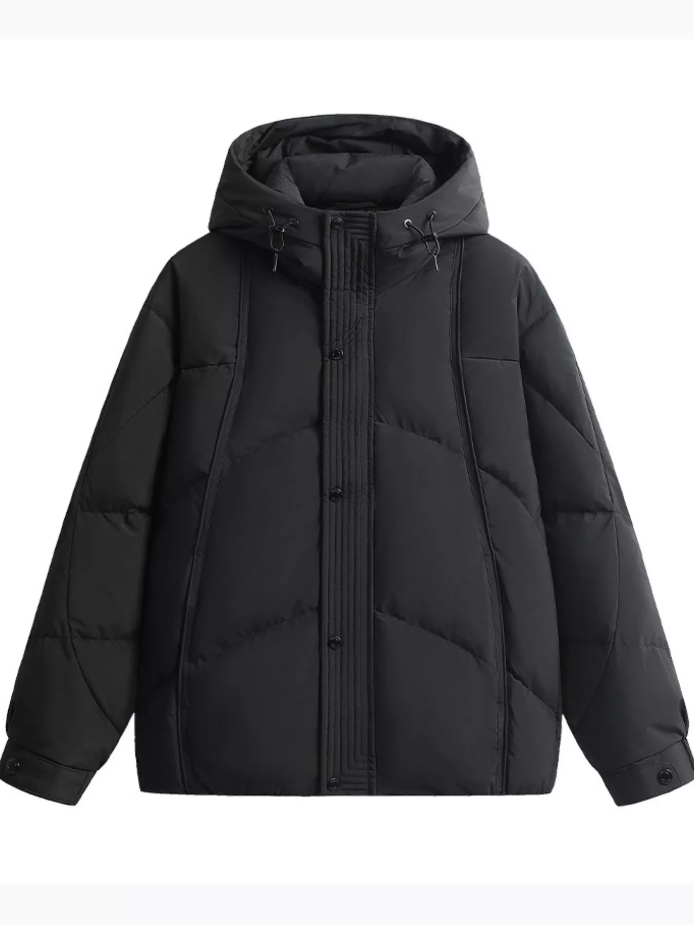 Large Mens Thick Warm Winter Puffer Coat