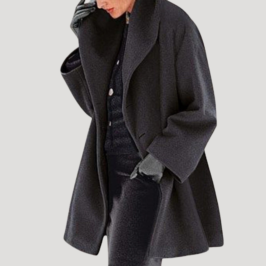 Luxurious Warm Women's Oversized Wool Coat