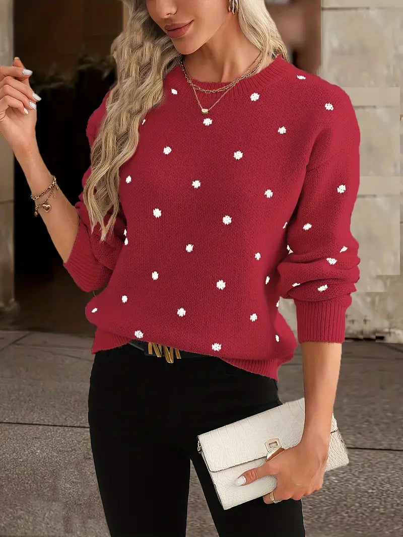 Comfy Warm Long Sleeve Winter Sweater