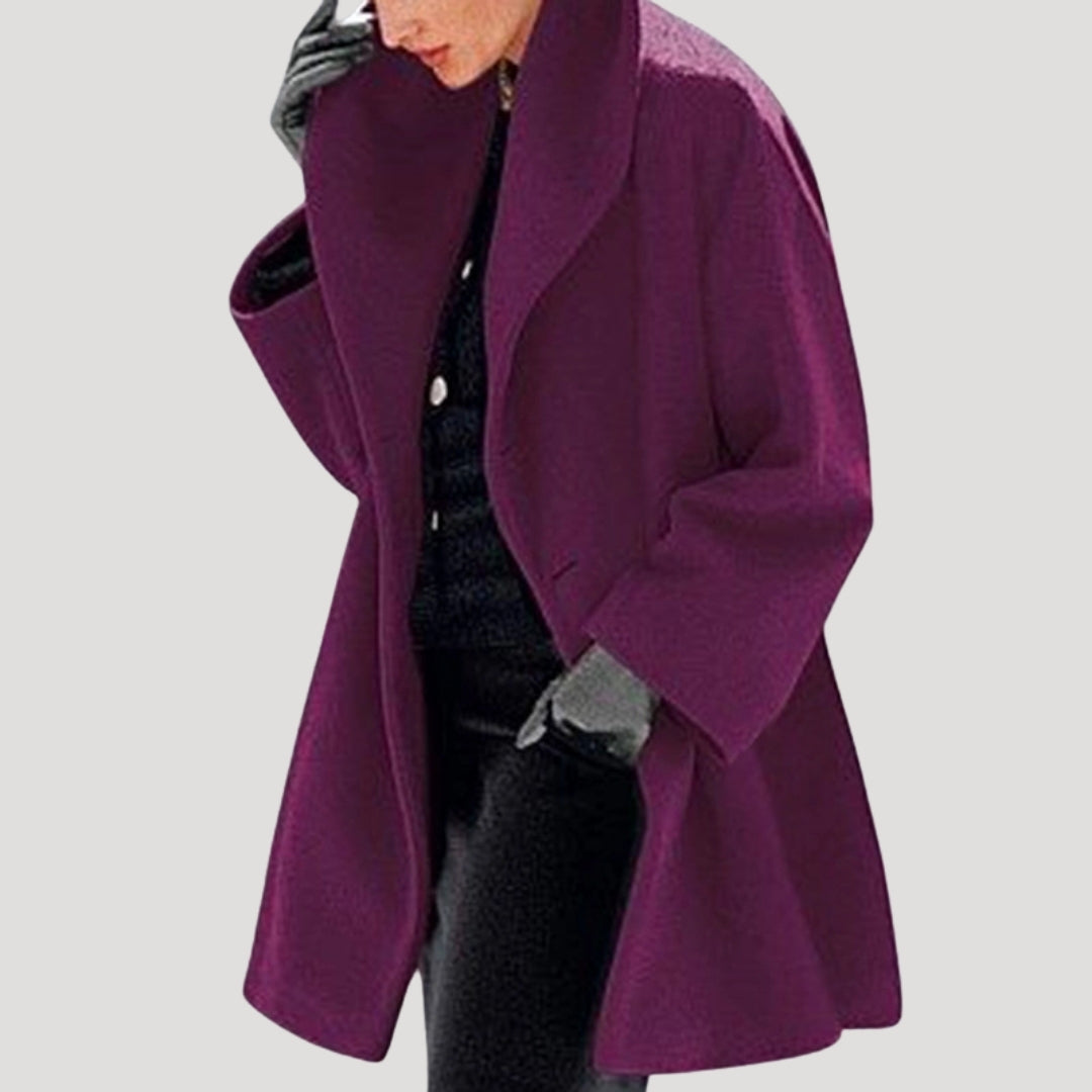Luxurious Warm Women's Oversized Wool Coat