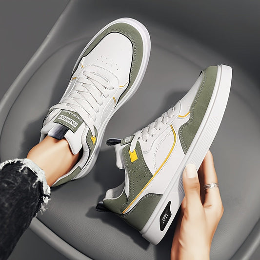 Comfortable Men's Round Toe Casual Sneakers - VogeLuxe