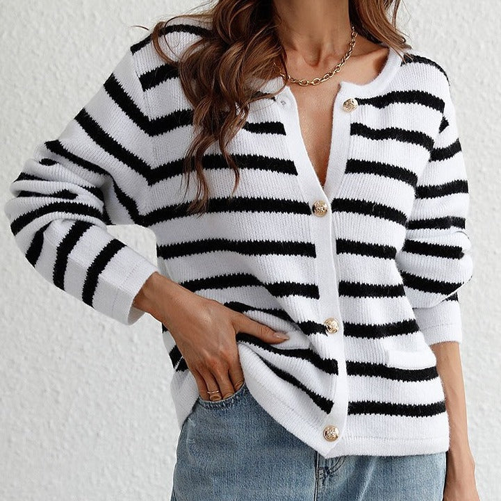 Soft Women's Button Cardigan Sweater for Winter