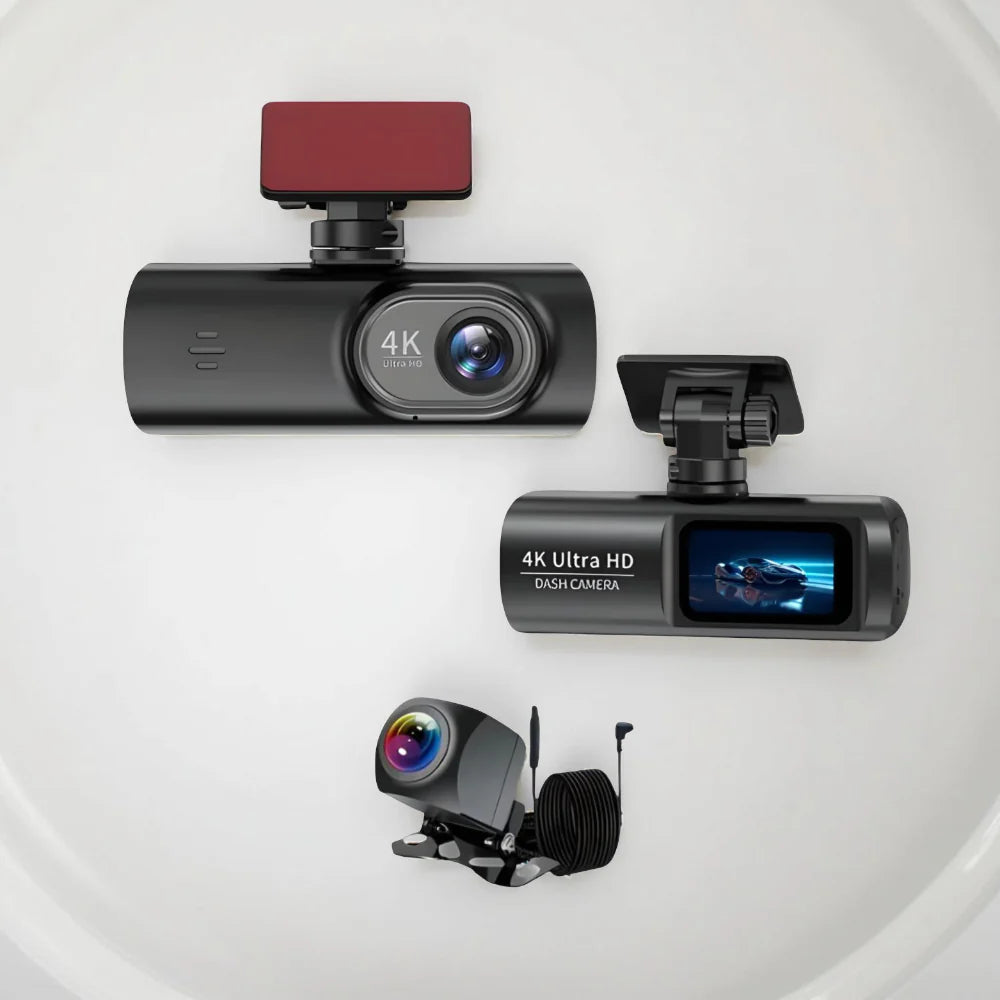 4K WiFi Car Camera GPS Night Vision Recorder - VogeLuxe