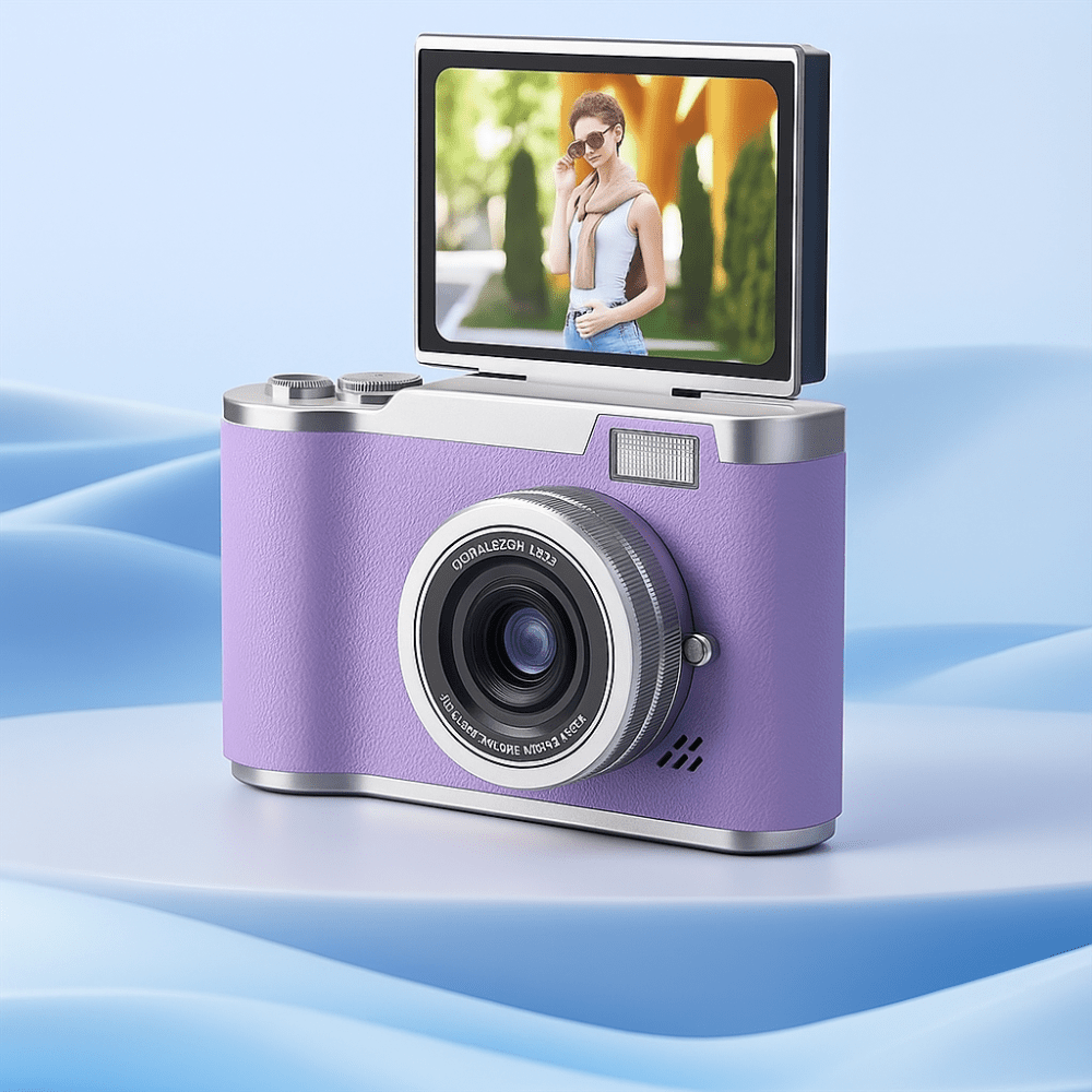 HD Portable Vlog Camera Flip Screen Easy Record