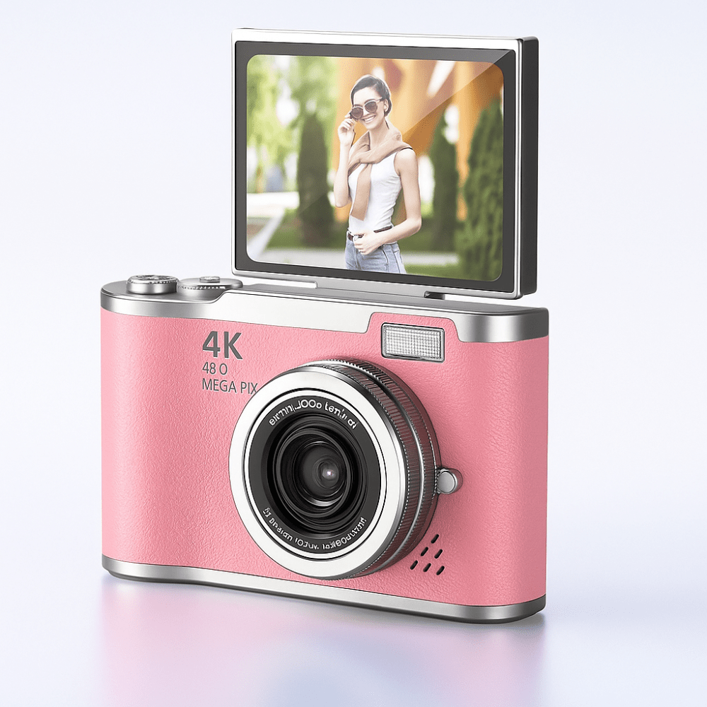 HD Portable Vlog Camera Flip Screen Easy Record