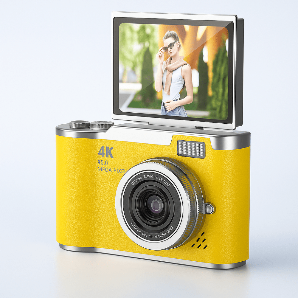 HD Portable Vlog Camera Flip Screen Easy Record
