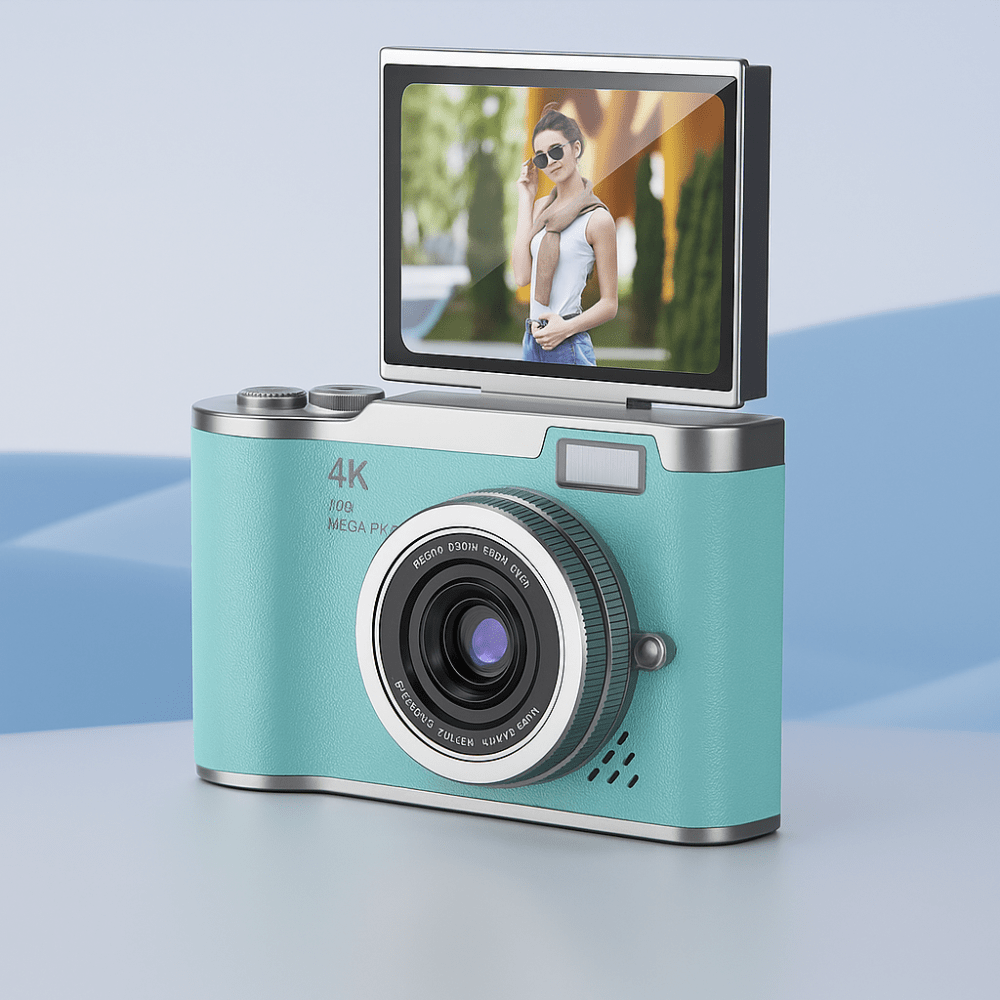 HD Portable Vlog Camera Flip Screen Easy Record