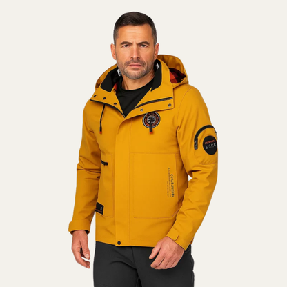 VogeLuxe | Men’s Water Resistant Hooded Urban Utility Jacket