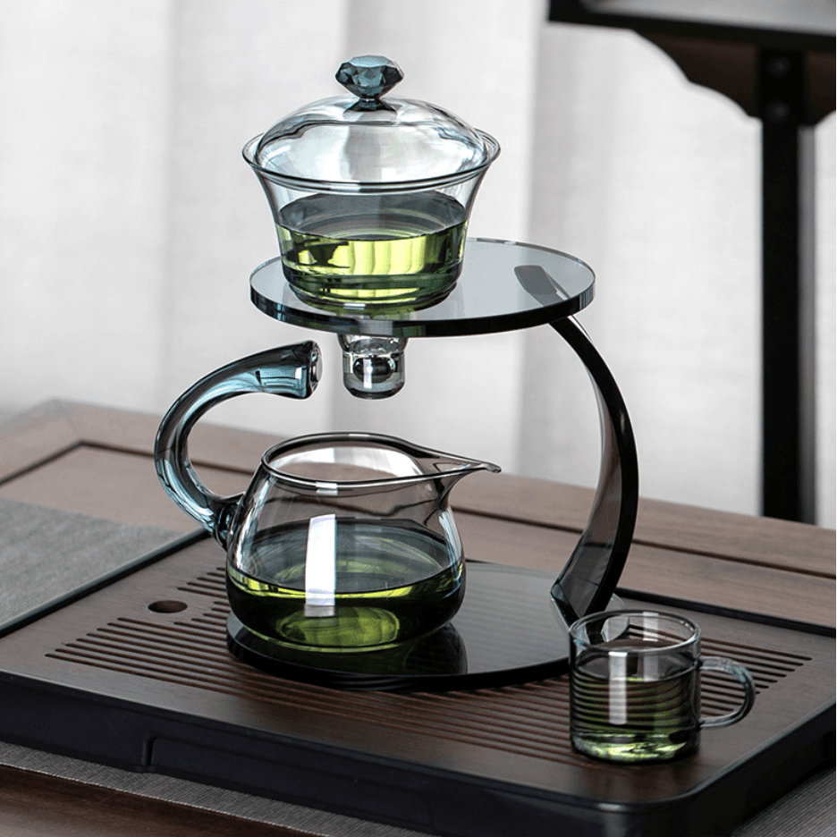 Automatic Glass Tea Infuser with Magnetic Release - VogeLuxe