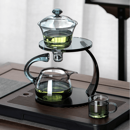 Automatic Glass Tea Infuser with Magnetic Release - VogeLuxe