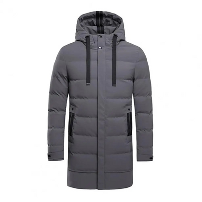 Warm Waterproof Parka Coat for Men with Hood
