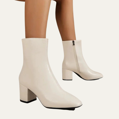 VogeLuxe | Women’s Patent Leather Ankle Boots