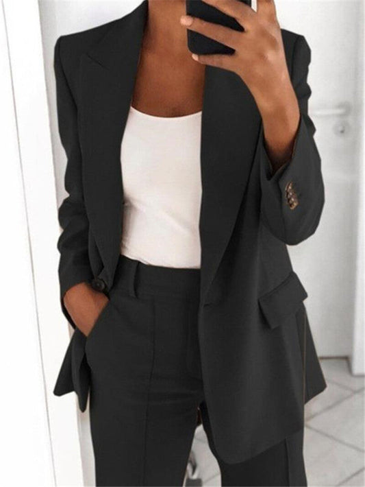 Classic Women's Suit Pants Set - VogeLuxe