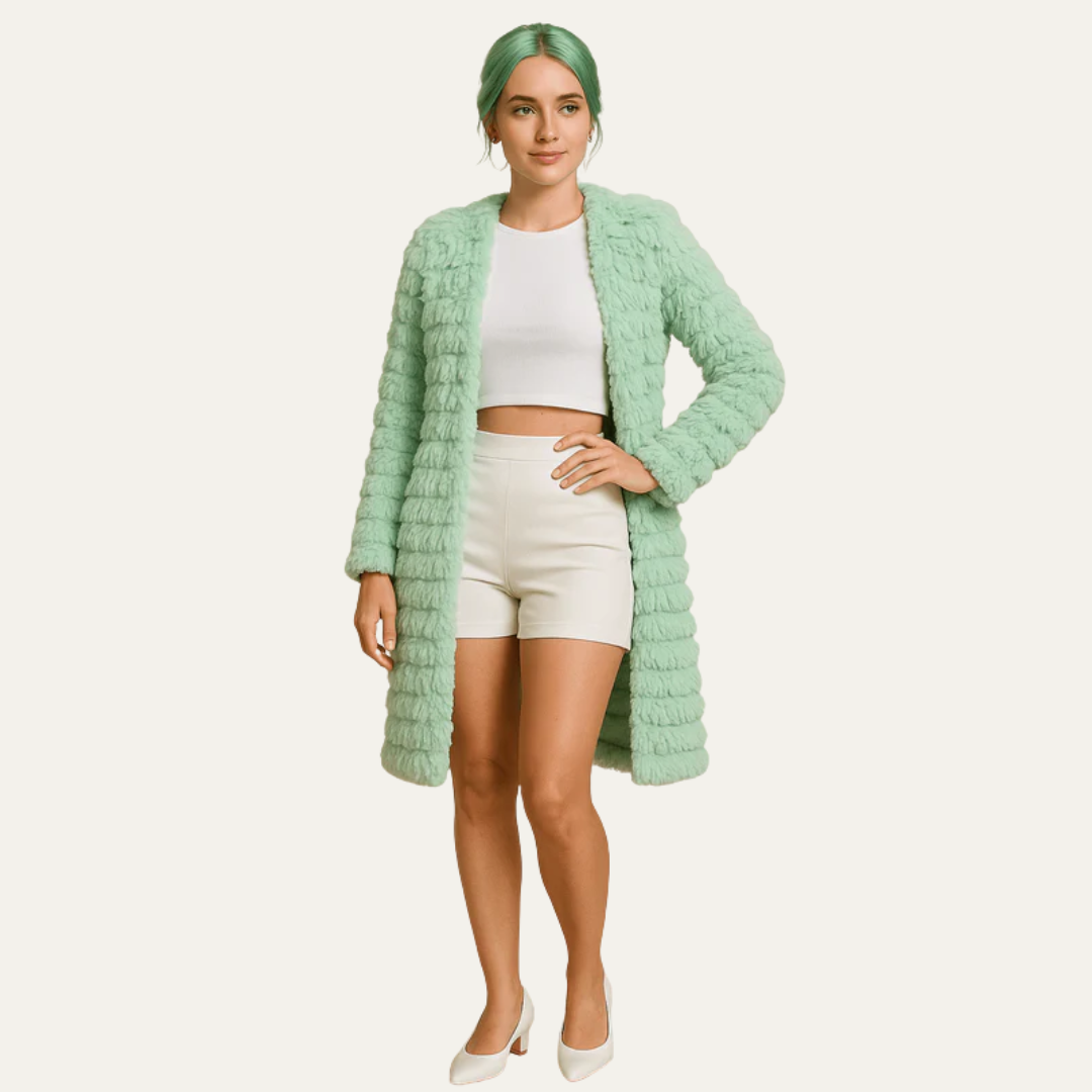 VogeLuxe | Women’s Textured Cardigan Coat