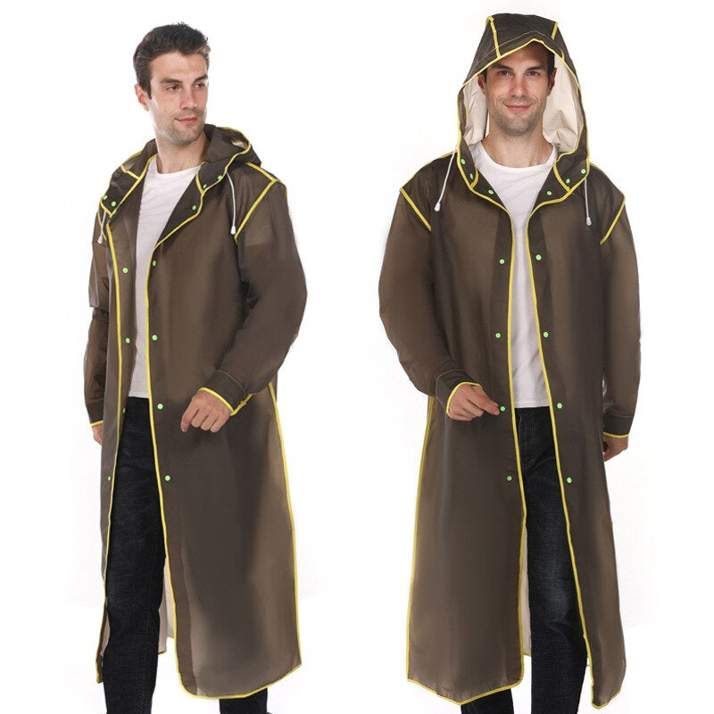 Waterproof Mens Lightweight Hooded Rain Jacket