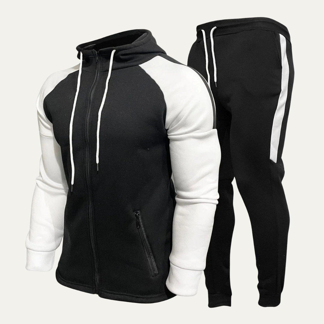 VogeLuxe | Men’s Slim Fit Hooded Tracksuit Set